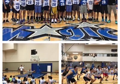 Entrenamiento en cancha Orlando Magic