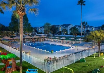 Pileta del resort